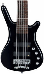 Solidbody e-bass Warwick Rockbass Corvette Basic 6-String - Solid black