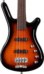 Solidbody e-bass Warwick Rockbass Corvette Classic 4 String - Almond sunburst transparent