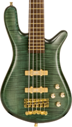 Solidbody e-bass Warwick Custom Shop Streamer LX 5-String Ltd - Petrol green trans satin  