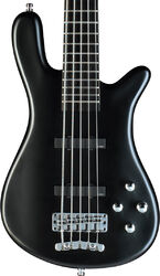 Solidbody e-bass Warwick Robert Trujillo 5-String - Solid black satin