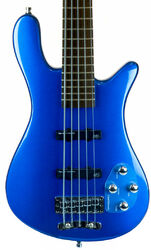 Solidbody e-bass Warwick Rockbass Streamer LX 5 String +Bag - Blue metallic