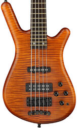 Solidbody e-bass Warwick PRO GPS Streamette 5 String Ltd - Special amber transparent satin