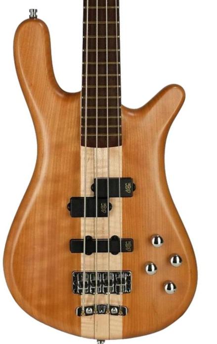 Solidbody e-bass Warwick Streamer Stage 1 Teambuilt Pro Series - Natural transparent satin