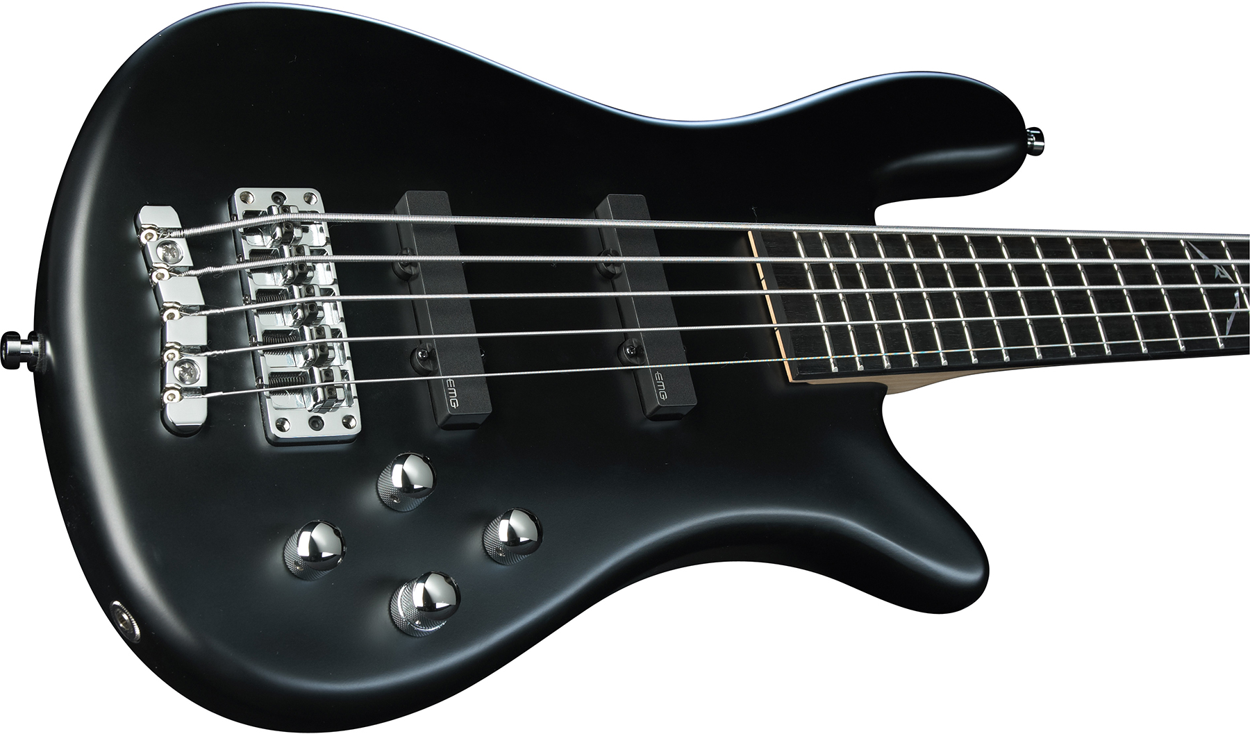 Warwick Robert Trujillo 5c Rockbass Signature Active Eb - Solid Black Satin - Solidbody E-bass - Variation 2