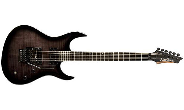 Washburn Xmpro2fr - Flame Black Burst - E-Gitarre in Str-Form - Variation 2