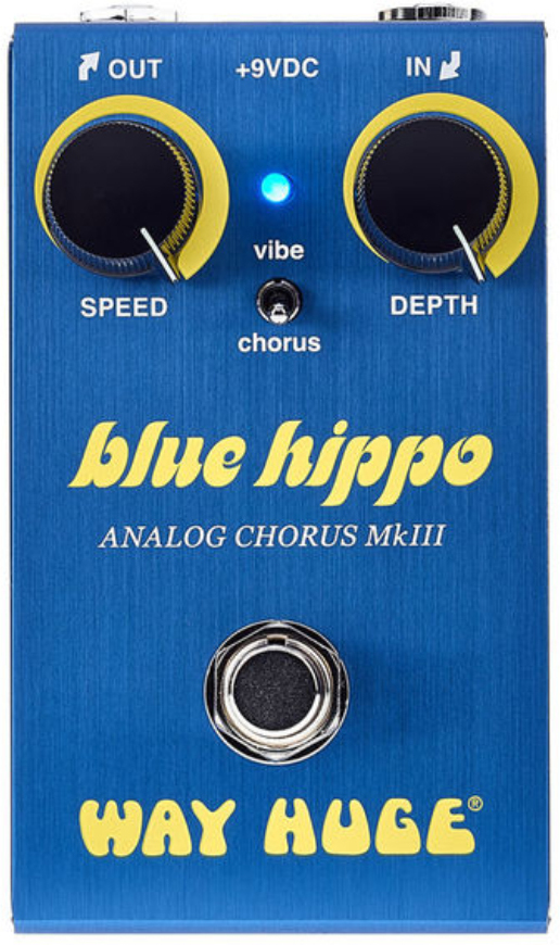 Way Huge Smalls Blue Hippo Analog Chorus Mkiii Wm61 - Modulation/Chorus/Flanger/Phaser & Tremolo Effektpedal - Main picture