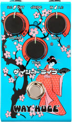 Overdrive/distortion/fuzz effektpedal Way huge Smalls Geisha Drive WM32B Ltd - Blue