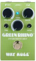 Overdrive/distortion/fuzz effektpedal Way huge Smalls Green Rhino Overdrive MKV WM22