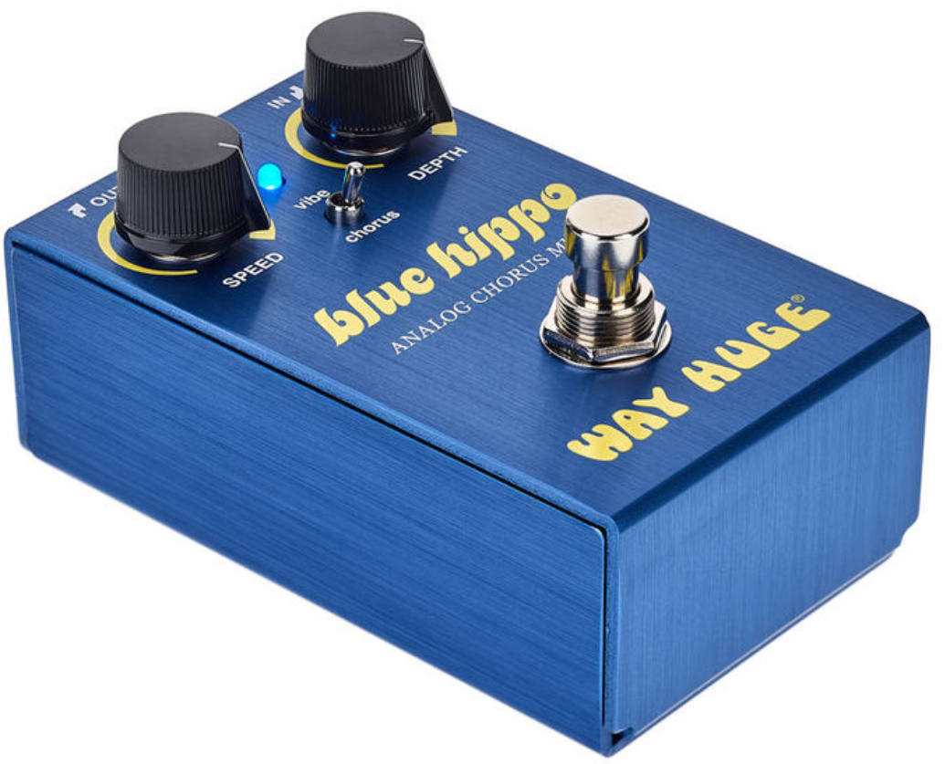 Way Huge Smalls Blue Hippo Analog Chorus Mkiii Wm61 - Modulation/Chorus/Flanger/Phaser & Tremolo Effektpedal - Variation 2