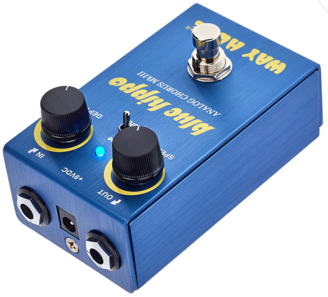 Way Huge Smalls Blue Hippo Analog Chorus Mkiii Wm61 - Modulation/Chorus/Flanger/Phaser & Tremolo Effektpedal - Variation 3