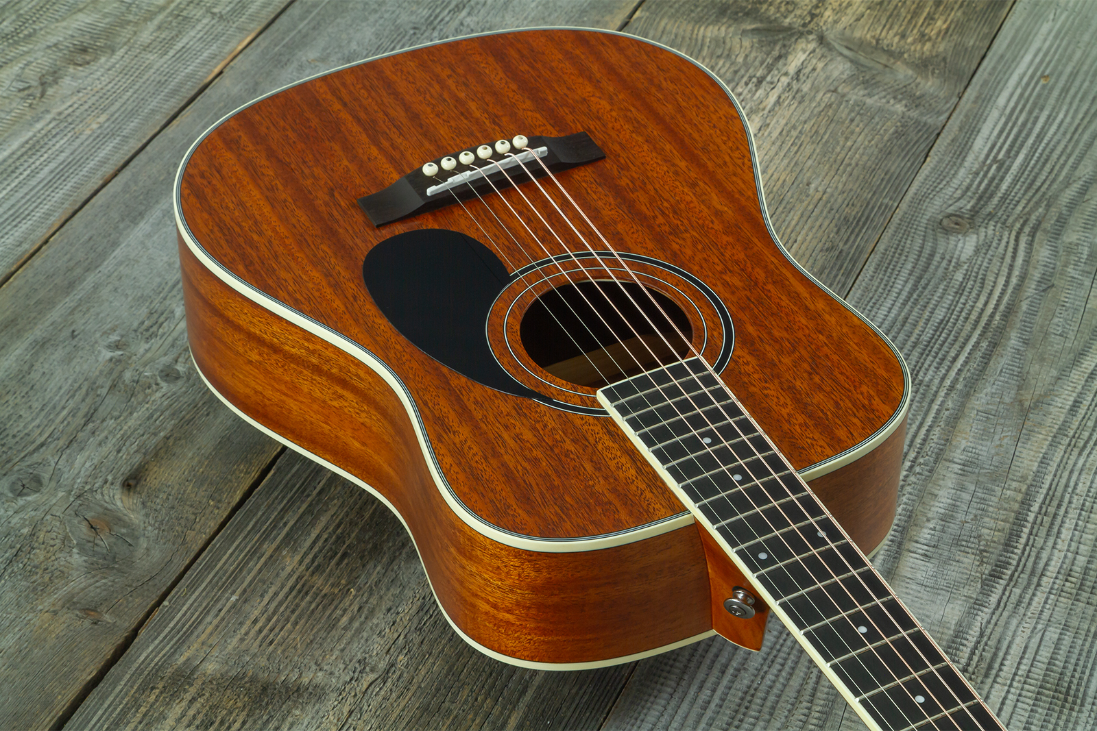 Wesland Bg350-nat Travel Shsc Tout Acajou Tec - Natural - Folk-Gitarre - Variation 2