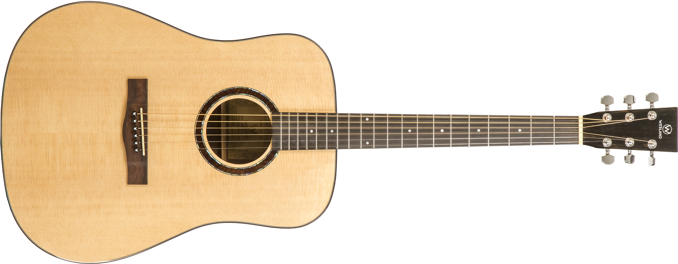 Wesland Dr1-w Dreadnought Epicea Noyer Rw - Natural - Westerngitarre & electro - Main picture