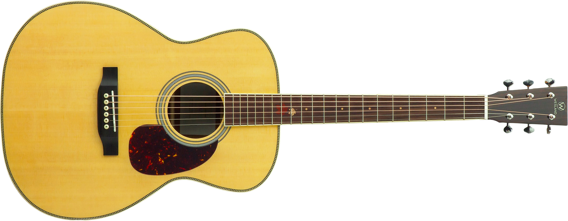 Wesland Om700-nat Om Epicea Acajou Rw - Natural - Folk-Gitarre - Main picture