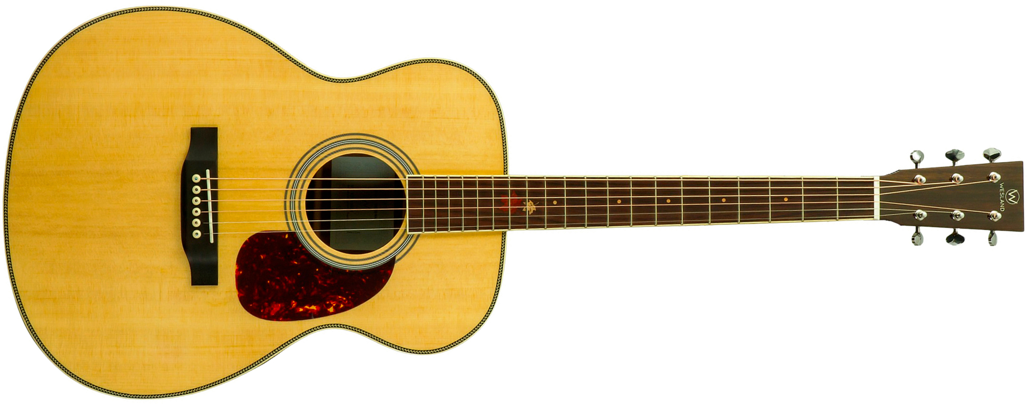Wesland Om800-nat Om Epicea Palissandre Rw - Natural - Folk-Gitarre - Main picture