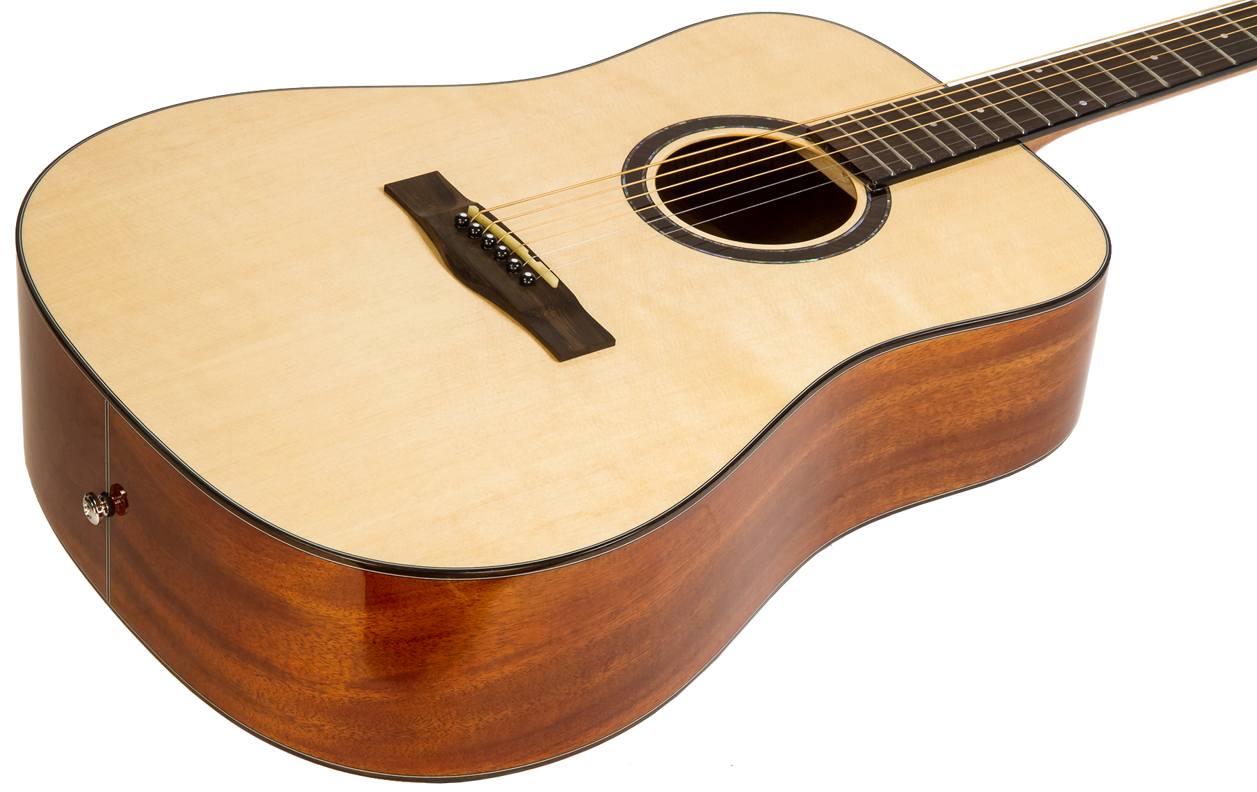 Wesland Dr1-m Dreadnought Epicea Acajou Rw - Natural - Westerngitarre & electro - Variation 1