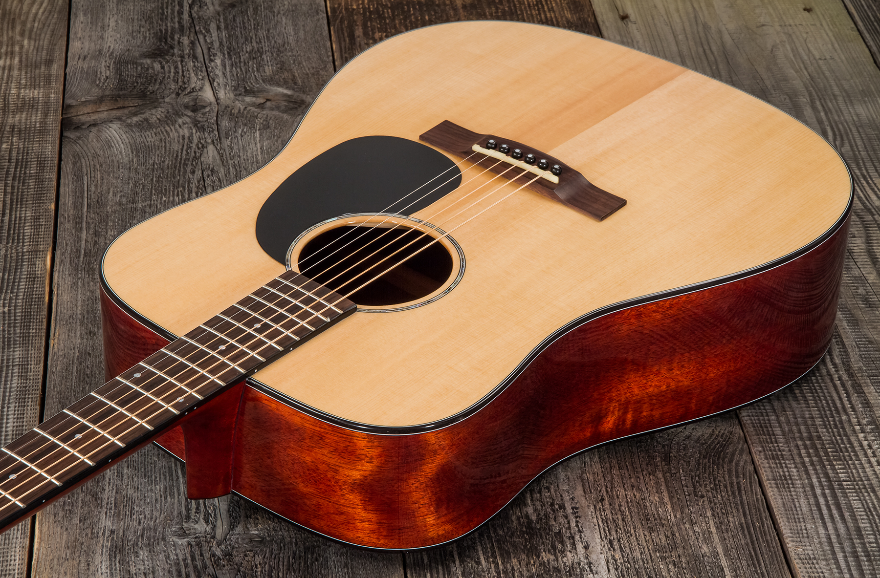 Wesland Dr1-mce Dreadnought Epicea Acajou Rw - Natural - Elektroakustische Gitarre - Variation 2