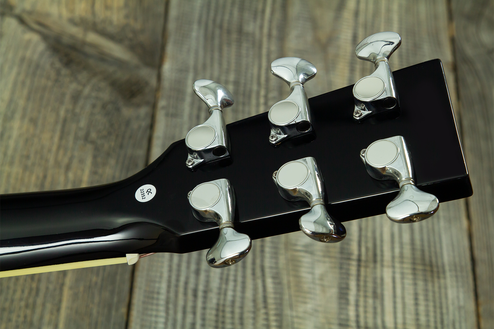 Wesland Dr300-ce-bk Dreadnought Cw Epicea Acajou Rw - Black - Folk-Gitarre - Variation 9