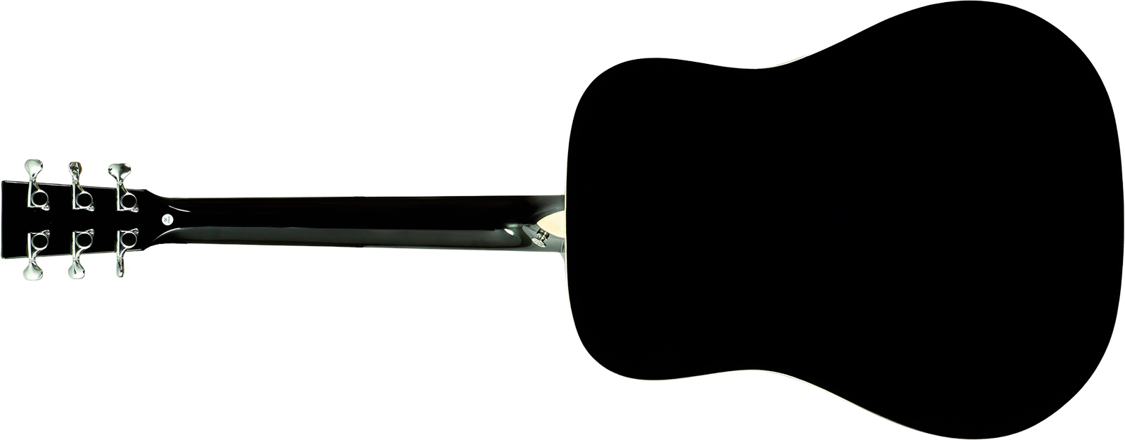 Wesland Dr300-ce-bk Dreadnought Epicea Acajou Rw - Black - Folk-Gitarre - Variation 1