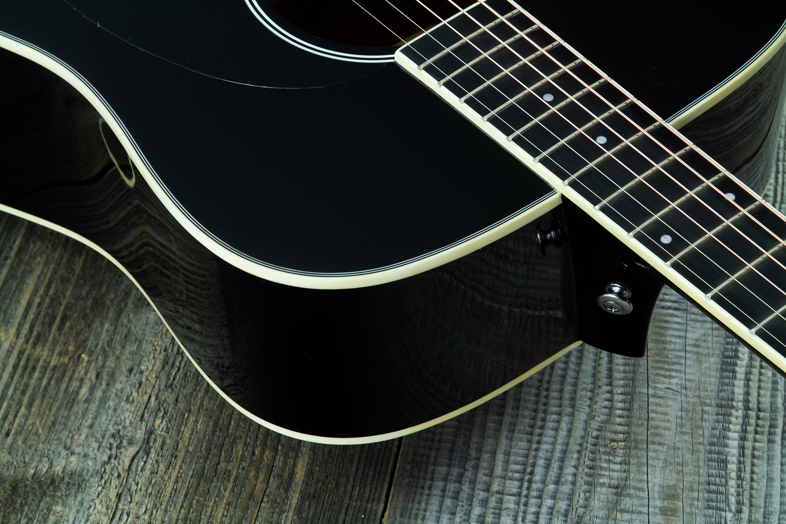 Wesland Dr300-ce-bk Dreadnought Epicea Acajou Rw - Black - Folk-Gitarre - Variation 4