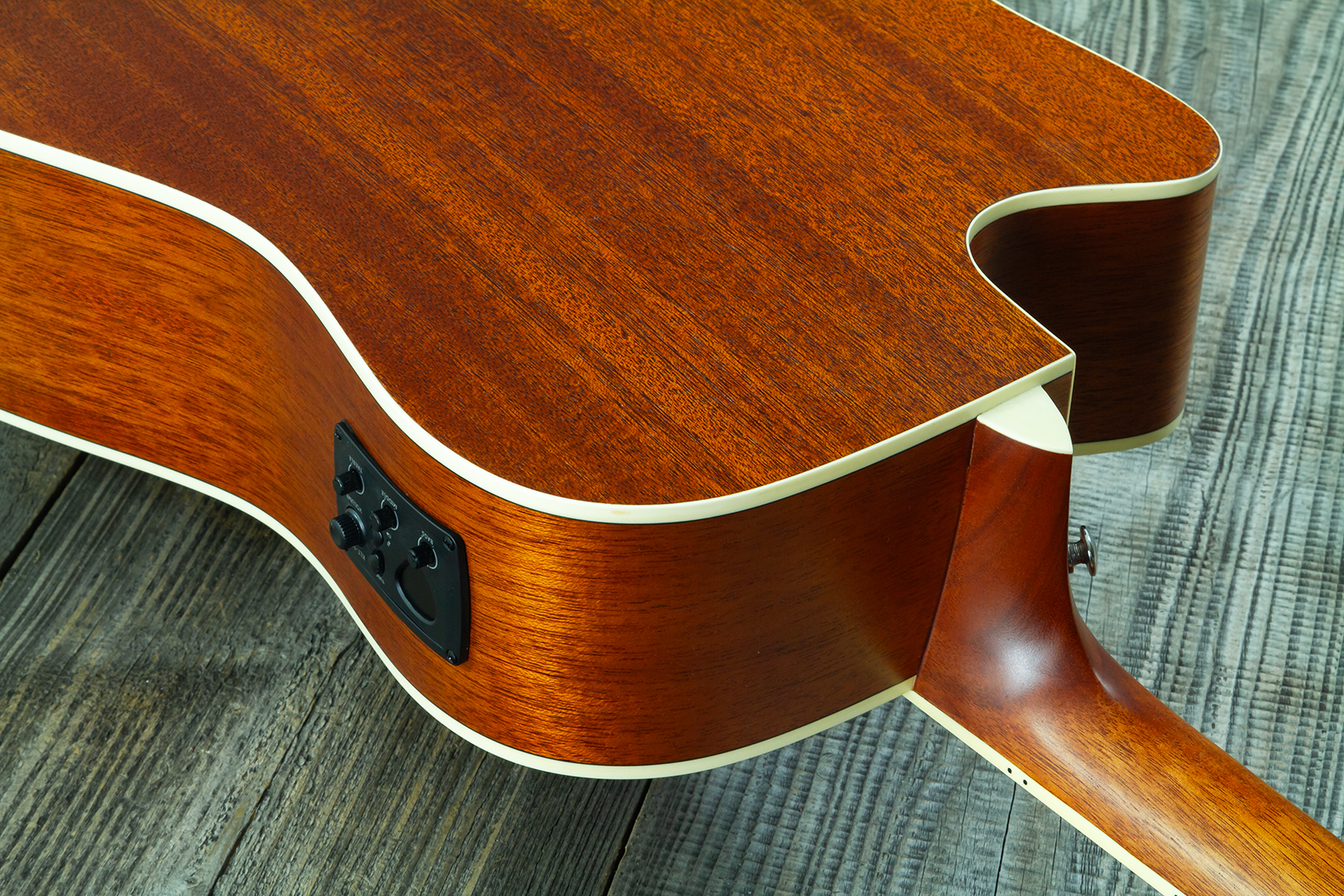 Wesland Dr300-ce-nat Dreadnought Cw Epicea Acajou Tec - Natural - Folk-Gitarre - Variation 11
