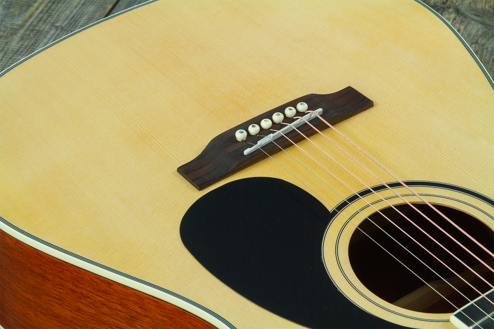 Wesland Dr300-ce-nat Dreadnought Cw Epicea Acajou Tec - Natural - Folk-Gitarre - Variation 3