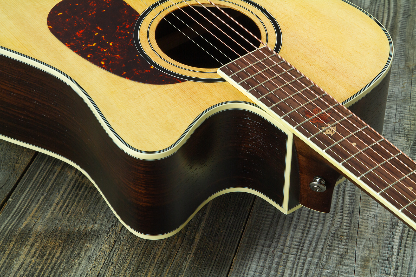 Wesland Dr500-ce-nat Dreadnought Cw Epicea Palissandre Rw - Natural - Folk-Gitarre - Variation 4