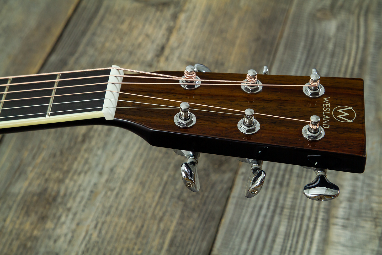 Wesland Om300-bk Om Epicea Acajou Rw - Black - Folk-Gitarre - Variation 6