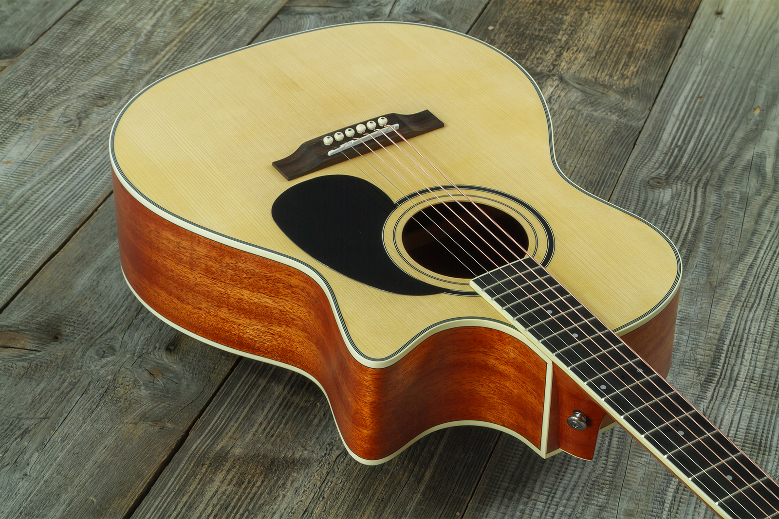 Wesland Om300-ce-nat Orchestra Cw Epicea Acajou Tec - Natural - Folk-Gitarre - Variation 3