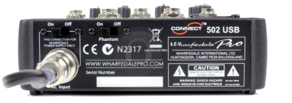 Wharfedale Connect 502 Usb Black - Analoges Mischpult - Variation 2