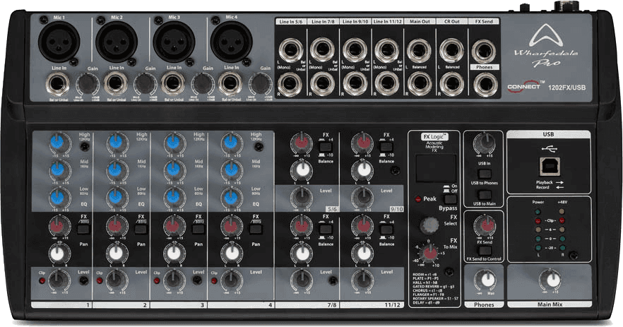 Wharfedale Connect1202fx Usb - Analoges Mischpult - Main picture