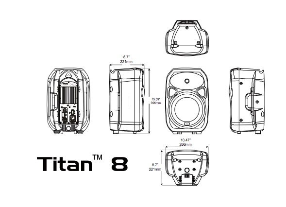 Wharfedale Titan 8 Passive - Passive Lautsprecher - Variation 1