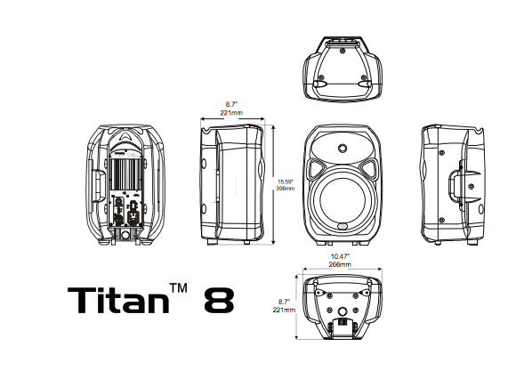 Wharfedale Titan8 White - Passive Lautsprecher - Variation 1