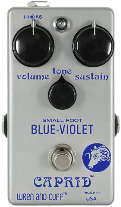 Wren And Cuff Blue Violet Caprid Small Foot - Overdrive/Distortion/Fuzz Effektpedal - Main picture