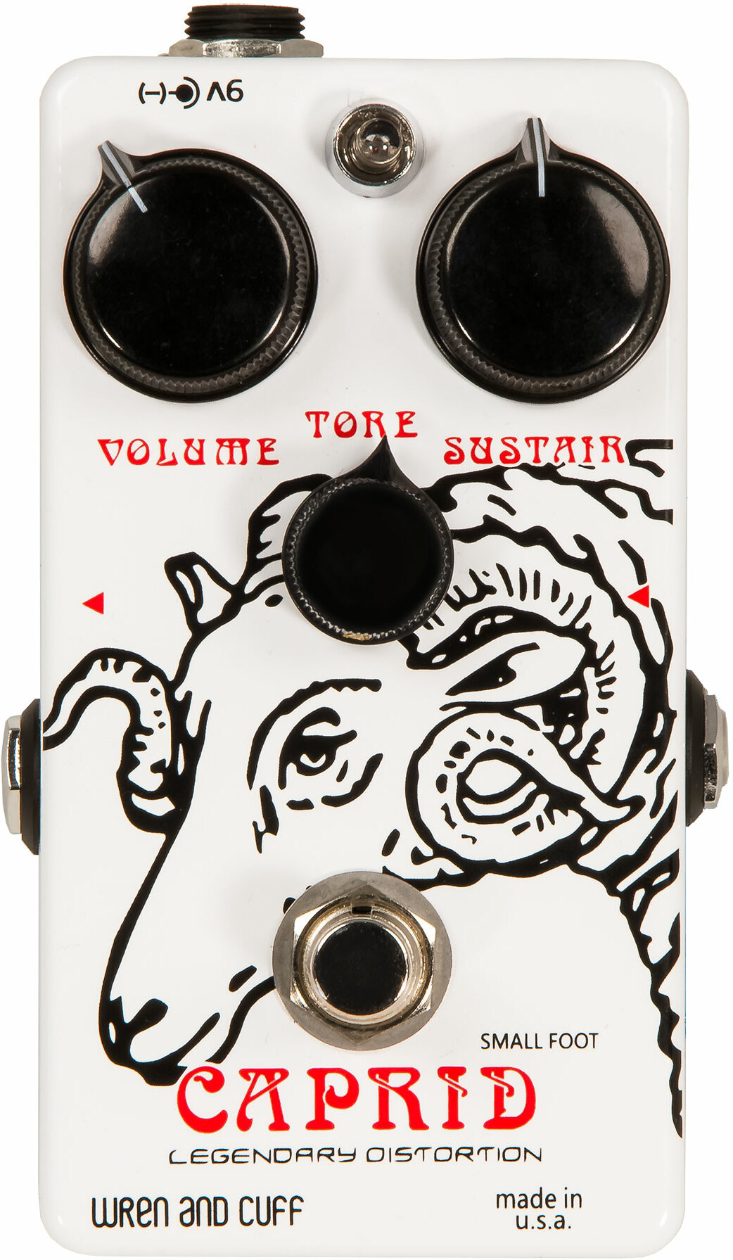 Wren And Cuff Caprid Small Foot Legendary Distortion - Overdrive/Distortion/Fuzz Effektpedal - Main picture