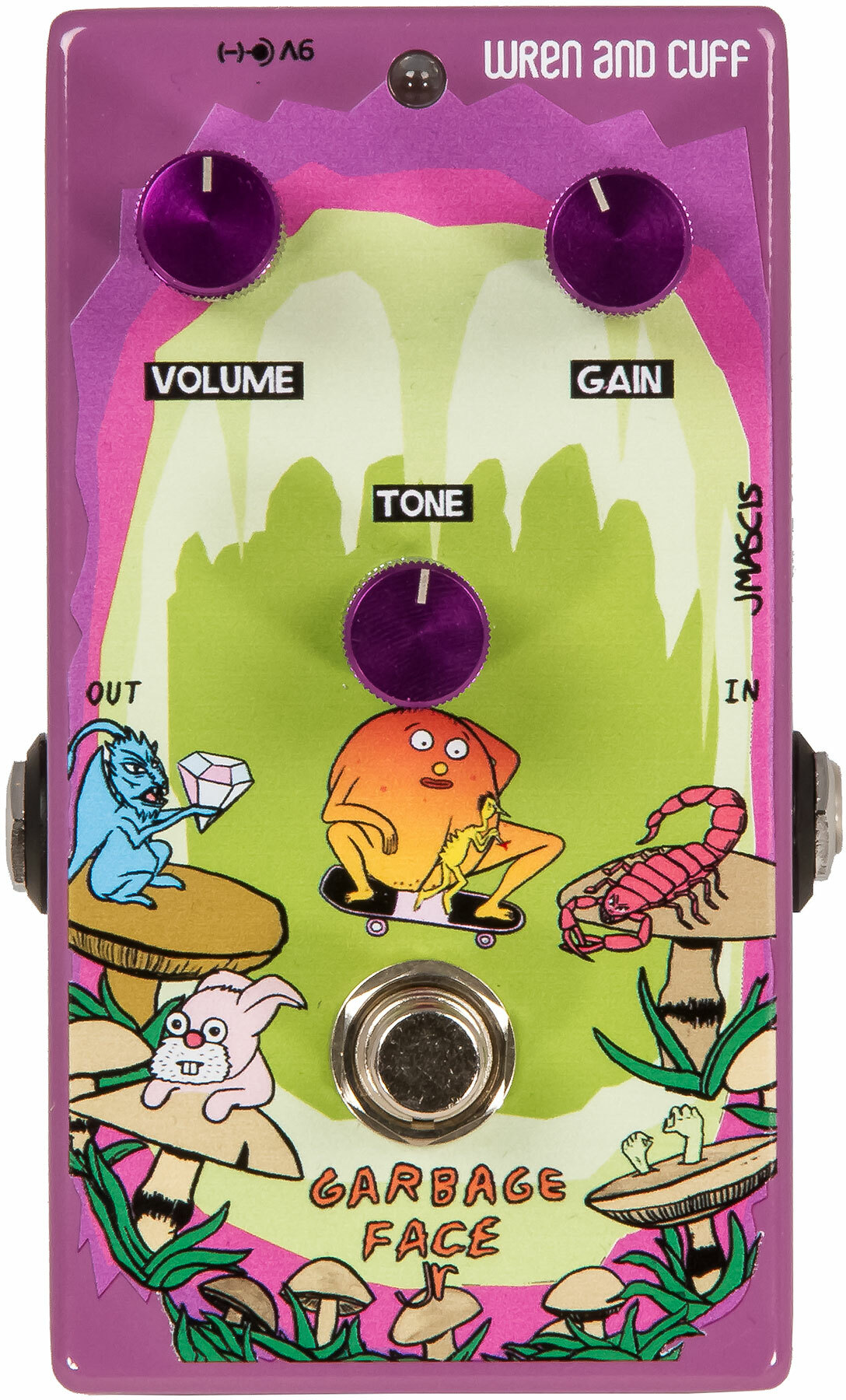 Wren And Cuff Garbage Face Jr. Fuzz - Overdrive/Distortion/Fuzz Effektpedal - Main picture