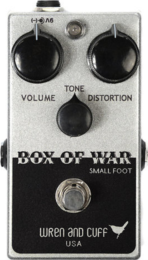 Wren And Cuff Small Foot Box Of War Overdrive - Overdrive/Distortion/Fuzz Effektpedal - Main picture