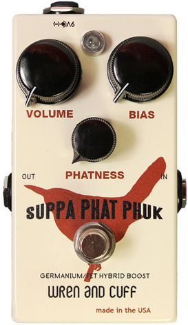 Wren And Cuff Suppa Phat Phuk Germanium/fet Hybrid Boost - Overdrive/Distortion/Fuzz Effektpedal - Main picture