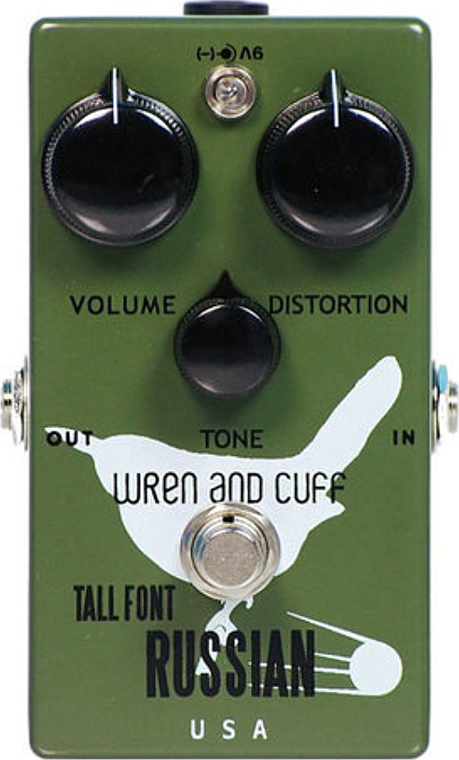 Wren And Cuff Tall Font Russian Fuzz - Overdrive/Distortion/Fuzz Effektpedal - Main picture