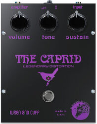 Overdrive/distortion/fuzz effektpedal Wren and cuff Black-Violet Caprid OG