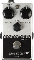 Overdrive/distortion/fuzz effektpedal Wren and cuff Small Foot Box Of War Overdrive