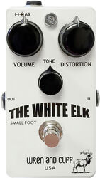 Overdrive/distortion/fuzz effektpedal Wren and cuff White Elk Small Foot