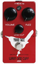 Overdrive/distortion/fuzz effektpedal Wren and cuff Your Face 70's Silicon Fuzz