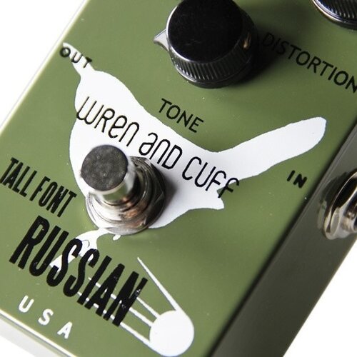 Wren And Cuff Tall Font Russian Fuzz - Overdrive/Distortion/Fuzz Effektpedal - Variation 1