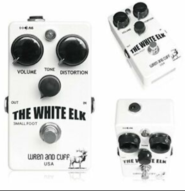 Wren And Cuff The White Elk Small Foot Fuzz - Overdrive/Distortion/Fuzz Effektpedal - Variation 1