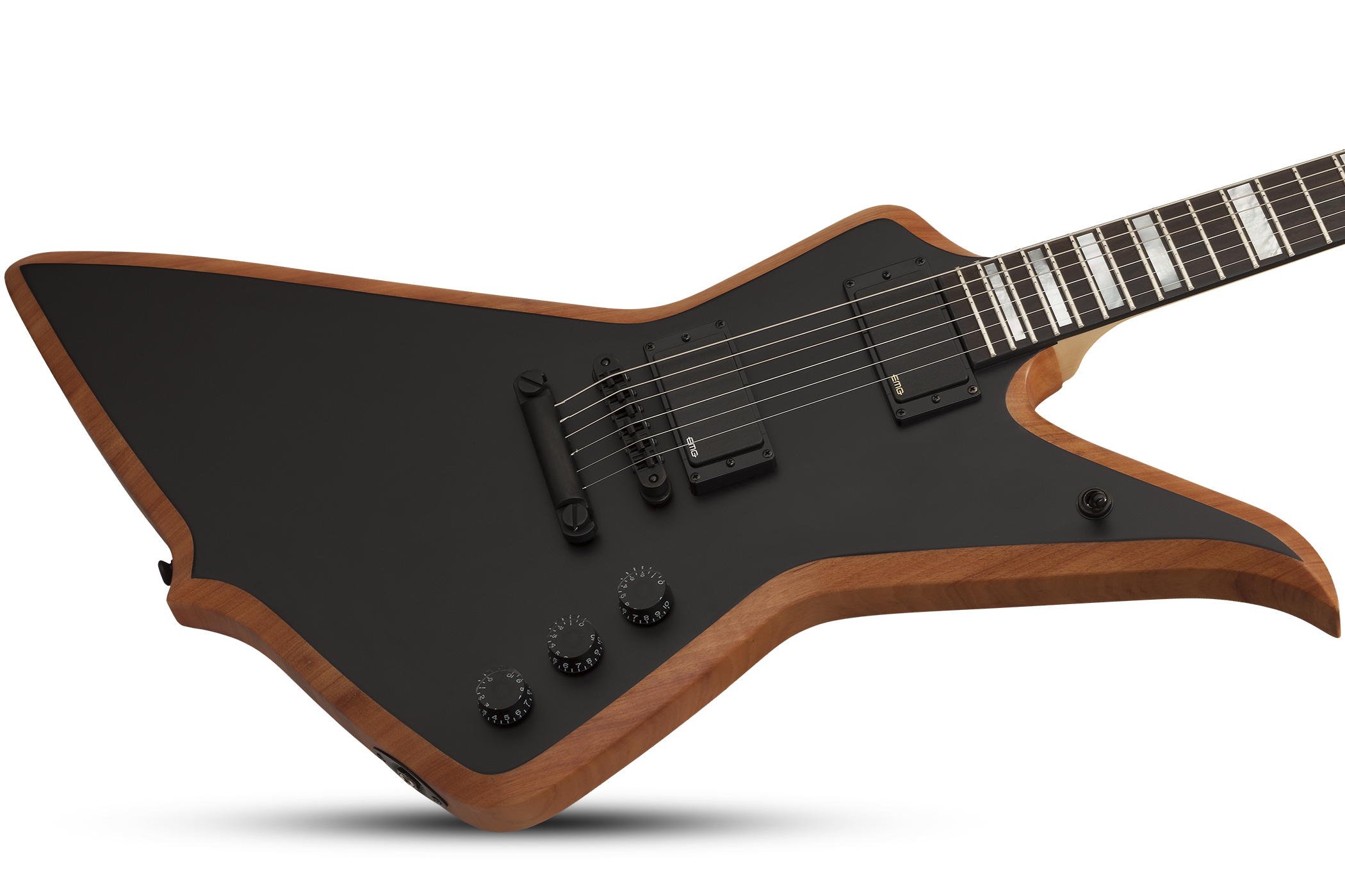 Wylde Audio Blood Eagle Hh Ht Eb - Mahogany Blackout - E-Gitarre aus Metall - Variation 2