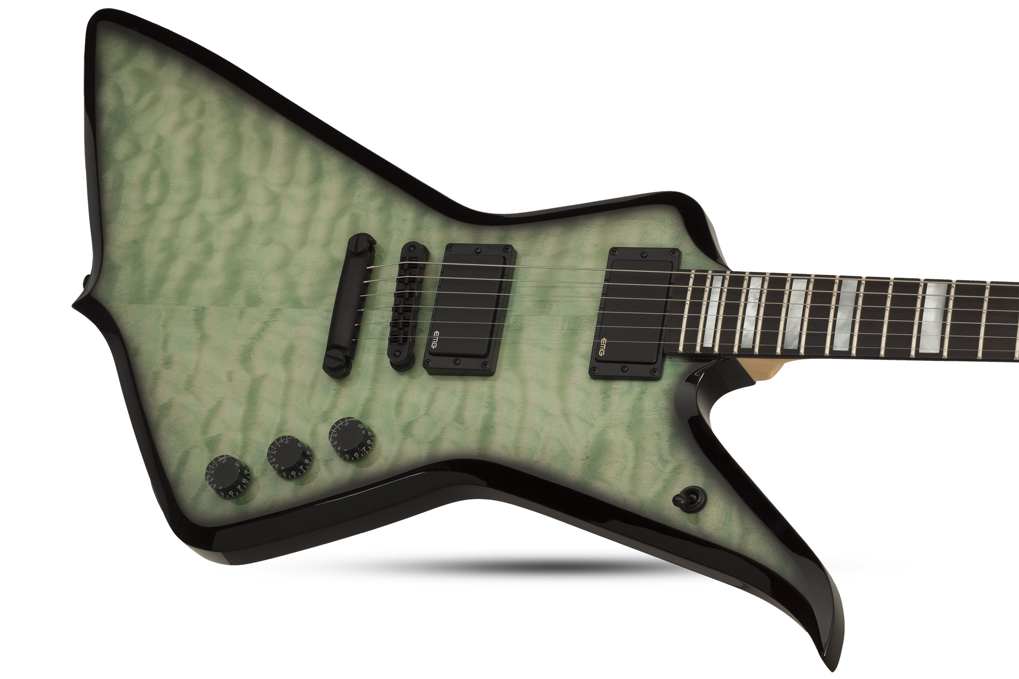 Wylde Audio Blood Eagle Hh Ht Eb - Nordic Ice - E-Gitarre aus Metall - Variation 2