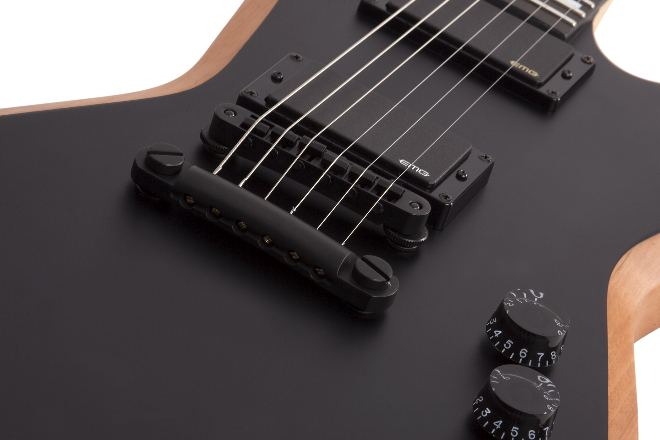 Wylde Audio Blood Eagle Hh Ht Eb - Mahogany Blackout - E-Gitarre aus Metall - Variation 4