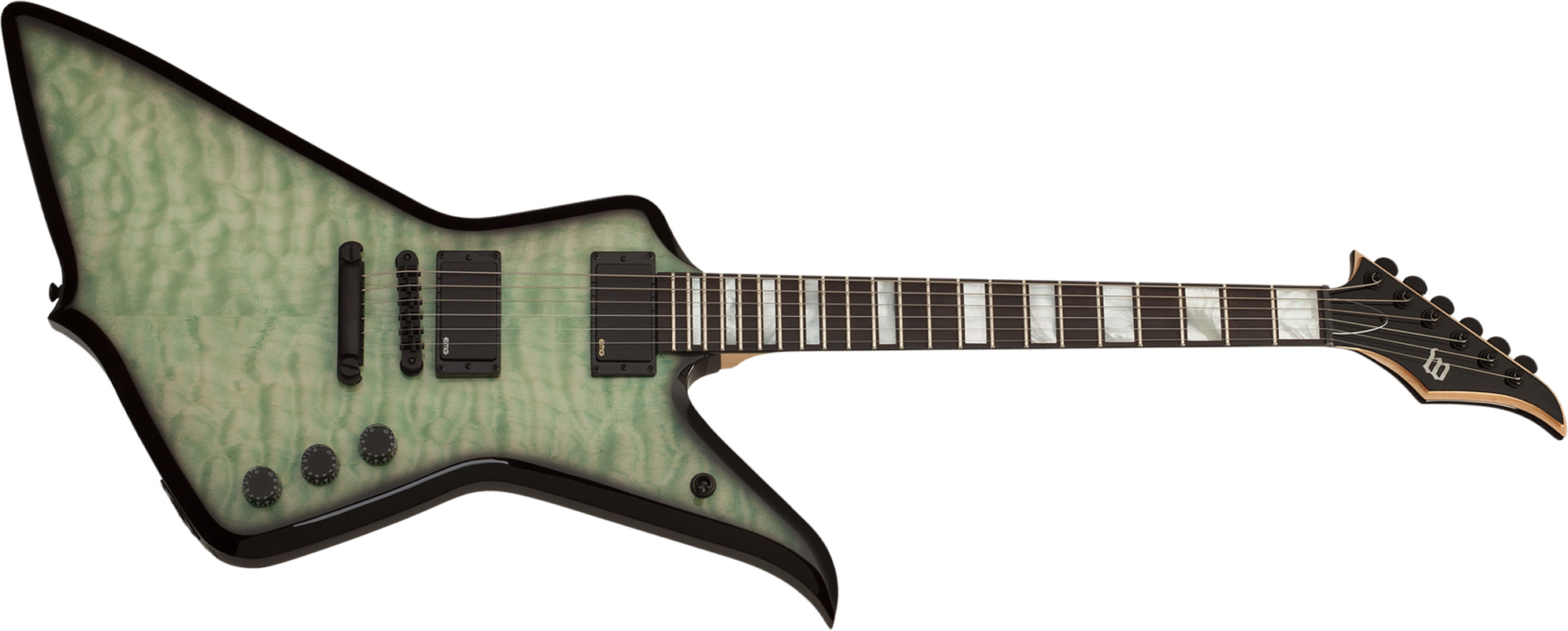 Wylde Audio Blood Eagle Hh Ht Eb - Nordic Ice - E-Gitarre aus Metall - Main picture