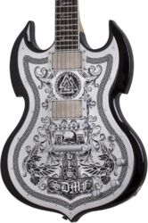 Signature-e-gitarre Wylde audio Ironworks Barbarian - Black burst