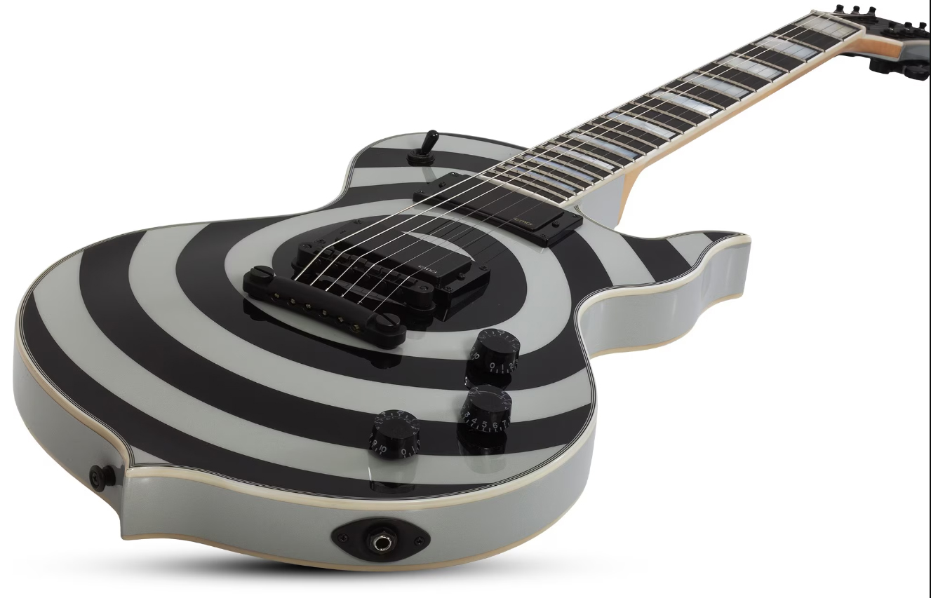 Wylde Audio Odin Grail 2h Emg Ht Eb - Silver Bullseye - E-Gitarre aus Metall - Variation 1